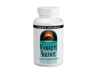 Vanadyl Sulfate 10 mg   100 Tablets by Source Naturals