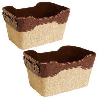 Wald Imports 11 inch Paperboard Tote (Set of 2)   16480276  