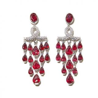 Rarities: Fine Jewelry with Carol Brodie Ruby and White Zircon Sterling Silver    7852820