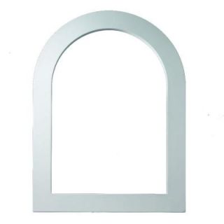 Fypon 22 3/16 in x 3 1/2 in. x 1 in. Polyurethane Flat Trim for Cathedral Louver Gable Vent CLV22X31X4F