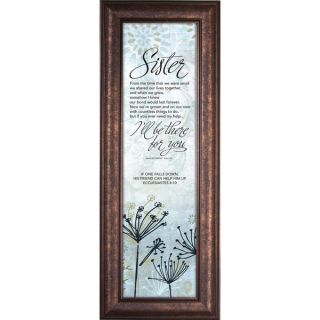Sister, There For You Framed Wall Art  ™ Shopping   Top