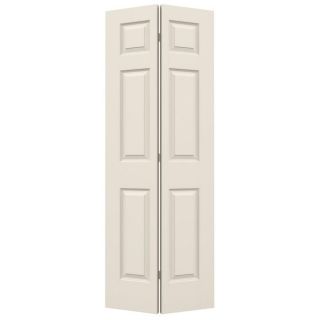 ReliaBilt Hollow Core 6 Panel Bi Fold Closet Interior Door (Common: 24 in x 80 in; Actual: 23.5 in x 79 in)