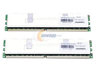 Mushkin Enhanced High Performance 2GB (2 x 1GB) 240 Pin DDR2 SDRAM DDR2 533 (PC2 4200) Dual channel kit System Memory Model 991391