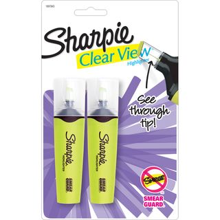 Sharpie Clear View Highlighters 2/Pkg Yellow  ™ Shopping