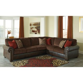 Signature Design by Ashley Arlette Truffle Sectional 2 piece Sofas