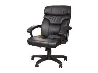 Rosewill RFFC 11008   Black, High Back Executive LeatherPlus Chair