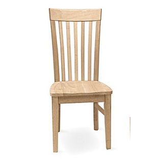 International Concepts 2/Pack Parawood Tall Mission Chair, Unfinished