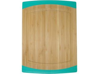 Lipper 8515B Blue Cutting Board Bamboo with 4 Tools Medium