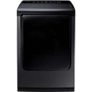 Samsung 7.4 cu. ft. Electric Dryer with Steam in Black Stainless Steel DV50K8600EV