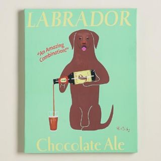 Chocolate Labrador by Ken Bailey
