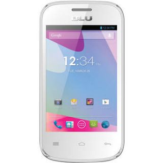 BLU Dash Jr D140 512MB Smartphone (Unlocked, White) D140 WHITE