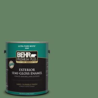 BEHR Premium Plus 1 gal. #S400 6 Tuscan Herbs Semi Gloss Enamel Exterior Paint 534001