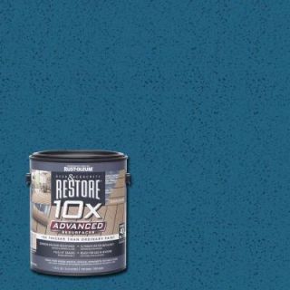 Rust Oleum Restore 1 gal. 10X Advanced Lagoon Deck and Concrete Resurfacer 291464