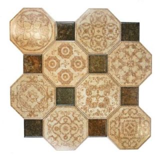 Merola Tile Ditte Marron 17 3/4 in. x 17 3/4 in. Ceramic Floor and Wall Tile (17.9 sq. ft. / case) FCG17DTM