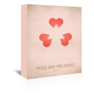 Pride and Prejudice Graphic Art on Gallery Wrapped Canvas