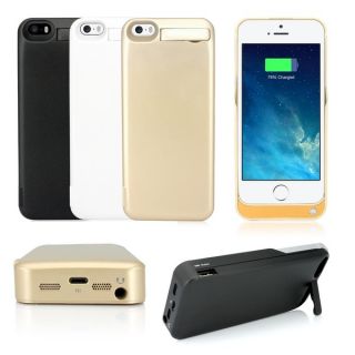 Gearonic 4200mAh Battery Backup Charger Case Cover for iPhone 5 5S
