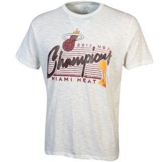 47 Brand Miami Heat 2012 NBA Finals Champions Scrum T Shirt   White