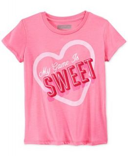 Layer 8 Little Girls My Game is Sweet Tee