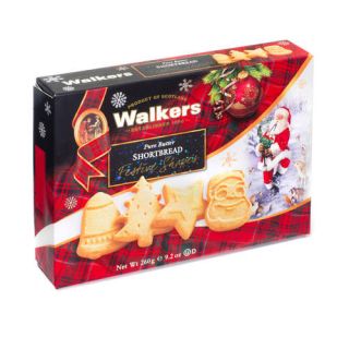 Walkers Pure Butter Holiday Shortbread Gift, 9.2 oz