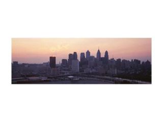 Sunrise Philadelphia PA USA Poster Print by Panoramic Images (27 x 9)