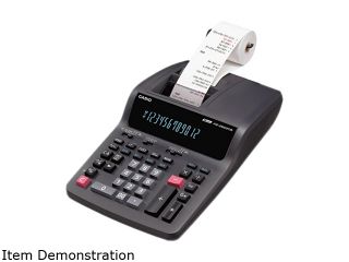 Casio FR2650TM FR 2650TM Two Color Printing Desktop Calculator, 12 Digit Digitron, Black/Red