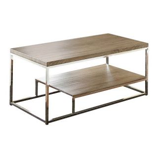 Steve Silvers Louise Cocktail Table   Grey/Brown