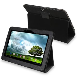 Black Leather Case with Stand for Asus Eee Pad Transformer Prime