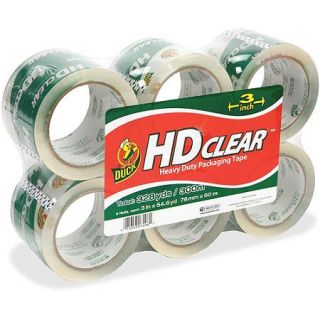 Duck Brand HD Clear Extra Width 3" Packaging Tape