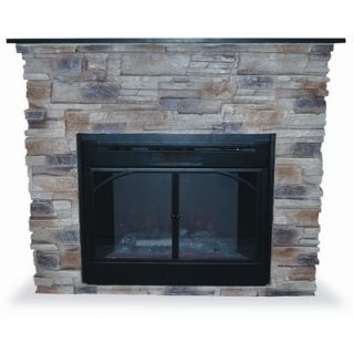 Uniflame Stacked Electric Fireplace