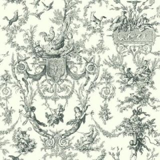 York Wallcoverings 56 sq. ft. Old World Toile Wallpaper AT4237