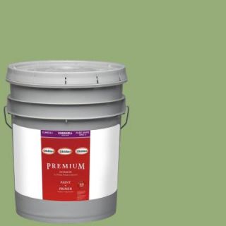 Glidden Premium 5 gal. #HDGG47D Spring Hosta Green Eggshell Latex Interior Paint with Primer HDGG47DP 05E
