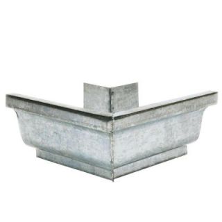 Amerimax Home Products 4 in. Galvanized Steel Outside Gutter Mitre 15202