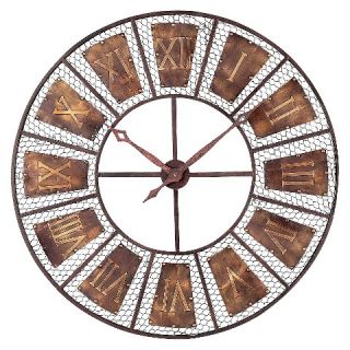 Lazy Susan Wooden Outdoor Decorative Clock