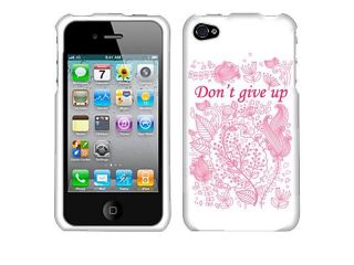 Apple iPhone 4 iPhone 4S Hard Case Cover   Dont Give Up