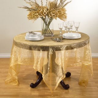 Crushed Tissue Table Topper or Tablecloth