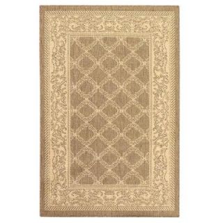 Home Decorators Collection Entwined Cocoa and Natural 3 ft. 9 in. x 5 ft. 5 in. Area Rug 3410130170
