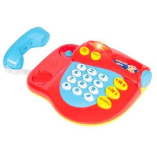 Kids Voice Recorder Toy Telephone with Lights Music and Sounds