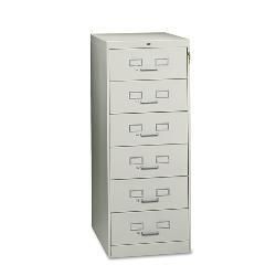 Tennsco 6 Drawer 6 x 9 inch Multimedia Cabinet   12048589  