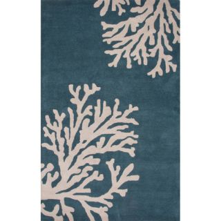 Jaipur Rugs Coastal Seaside Wool Hand Tufted Blue & Ivory Area Rug