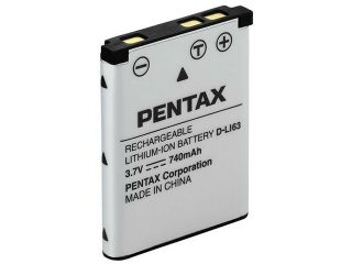 PENTAX D LI63 1 Pack 740mAh Li Ion Rechargeable Li Ion Battery