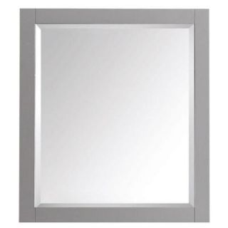 Avanity Transitional 32 in. L x 28 in. W Framed Wall Mirror in Chilled Gray 14000 M28 CG