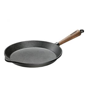 SKEPPSHULT   24cm cast iron frying pan with walnut handle