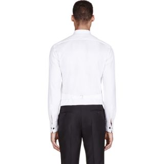 Alexander McQueen White Trompe Loeil Shirt