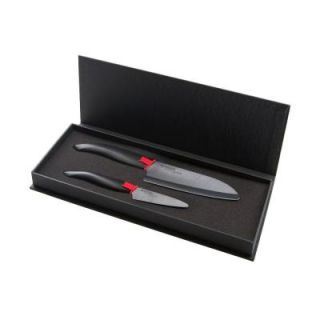 Kyocera 3 in. and 5.5 in. Knife Set with Black Blade FK 2PC BK