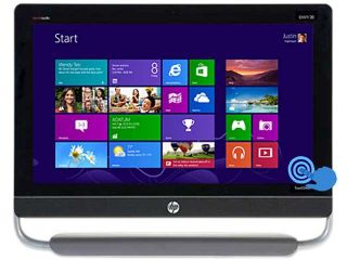 Refurbished: HP All in One PC ENVY 20 d011 (H4A18AAR#ABA) Pentium G870 (3.10 GHz) 4 GB DDR3 1 TB HDD 20" Touchscreen Windows 8 64 Bit
