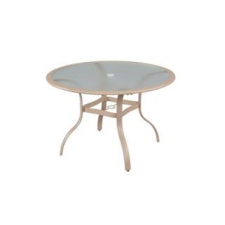 Hampton Bay Westin 44 in. Round Commercial Patio Dining Table 151 007 TBL 44G