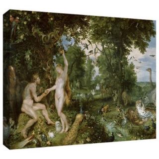 ArtWall 'The Garden of Eden with The Fall of Man' by Pieter Bruegel Gallery Wrapped on Canvas