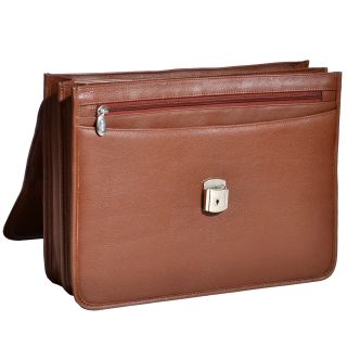 Series Ashburn Laptop Leather Briefcase by McKlein USA