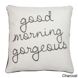 Good Morning Gorgeous Square Pillow