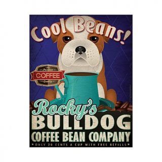 Coffee House Dog Breed Art   Bulldog   7469747